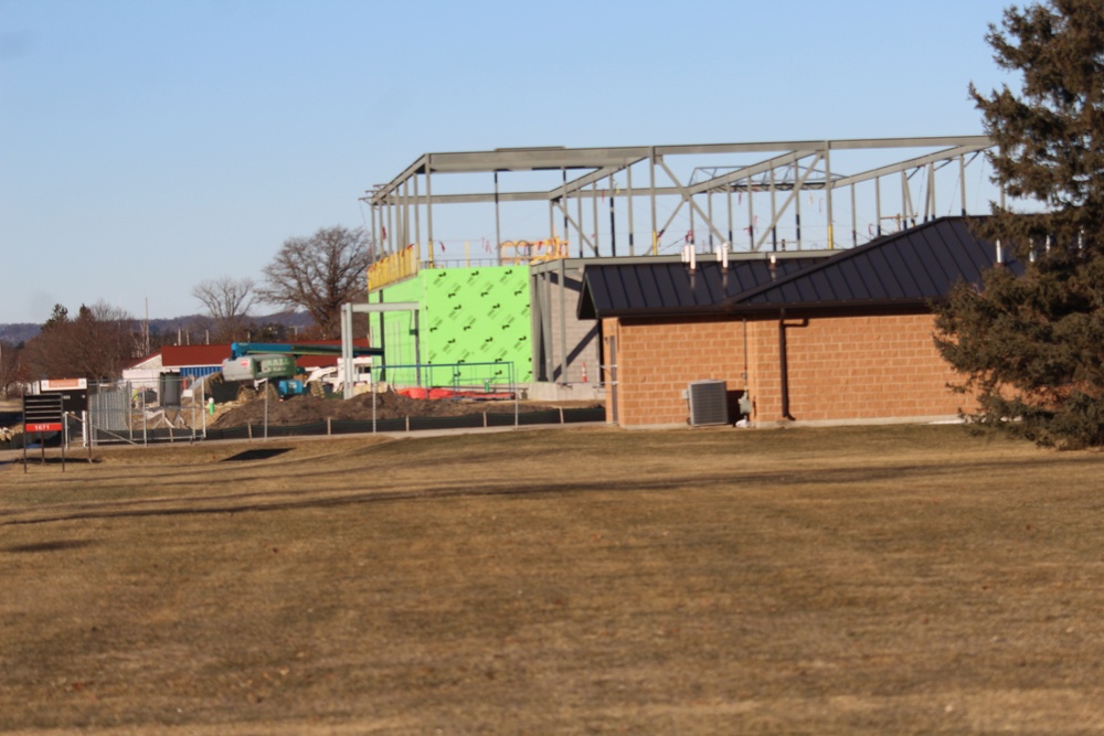 February 2023 construction operations of $11.96 million transient training brigade headquarters at Fort McCoy