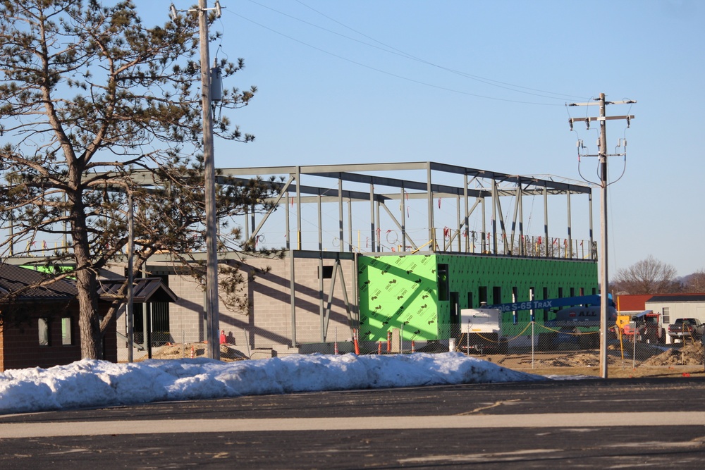 February 2023 construction operations of $11.96 million transient training brigade headquarters at Fort McCoy