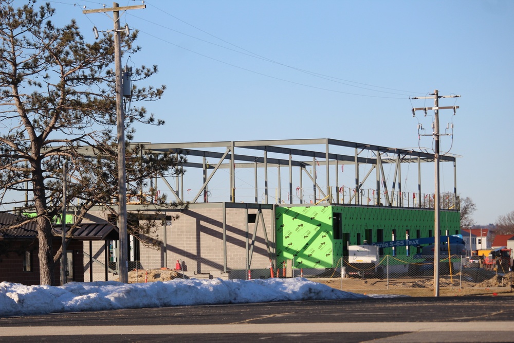 February 2023 construction operations of $11.96 million transient training brigade headquarters at Fort McCoy