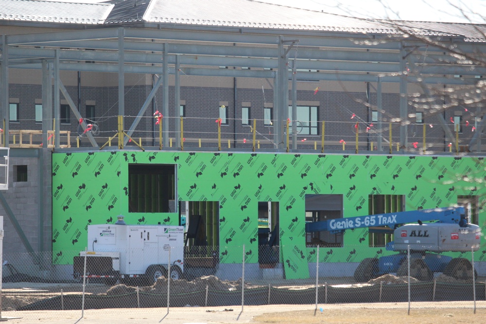 February 2023 construction operations of $11.96 million transient training brigade headquarters at Fort McCoy