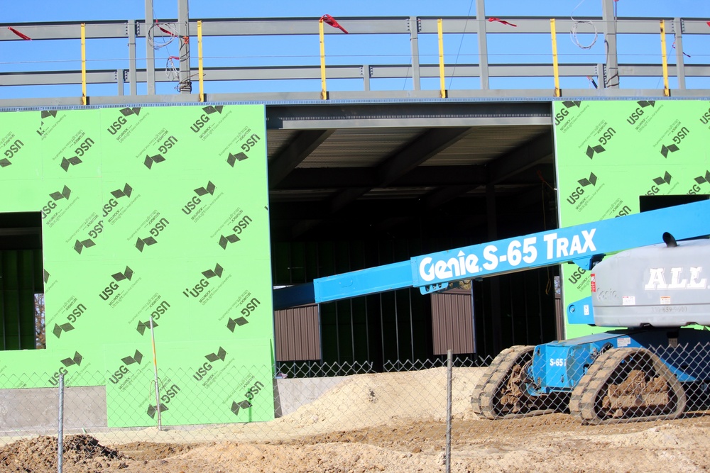 February 2023 construction operations of $11.96 million transient training brigade headquarters at Fort McCoy