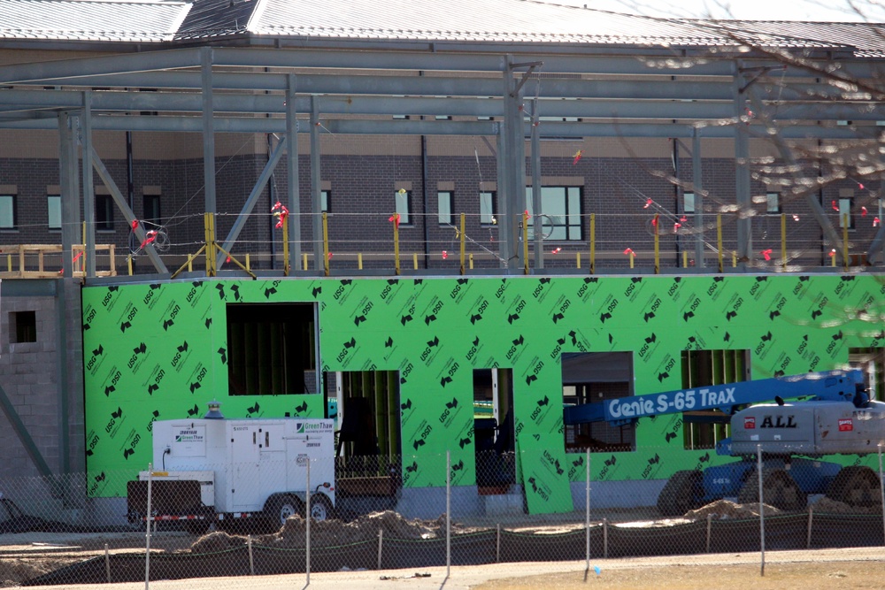 February 2023 construction operations of $11.96 million transient training brigade headquarters at Fort McCoy