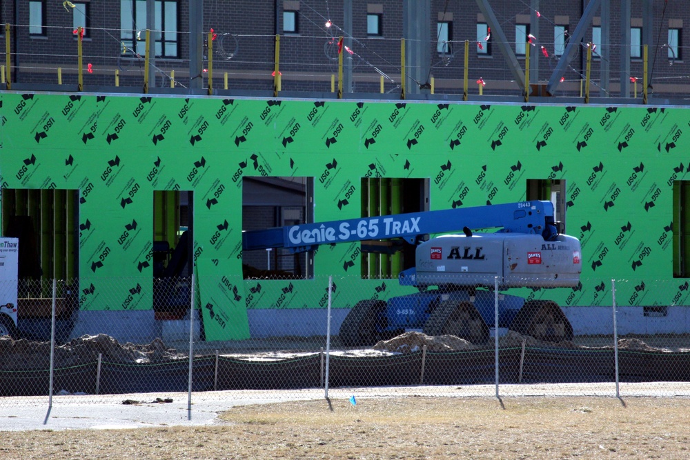 February 2023 construction operations of $11.96 million transient training brigade headquarters at Fort McCoy