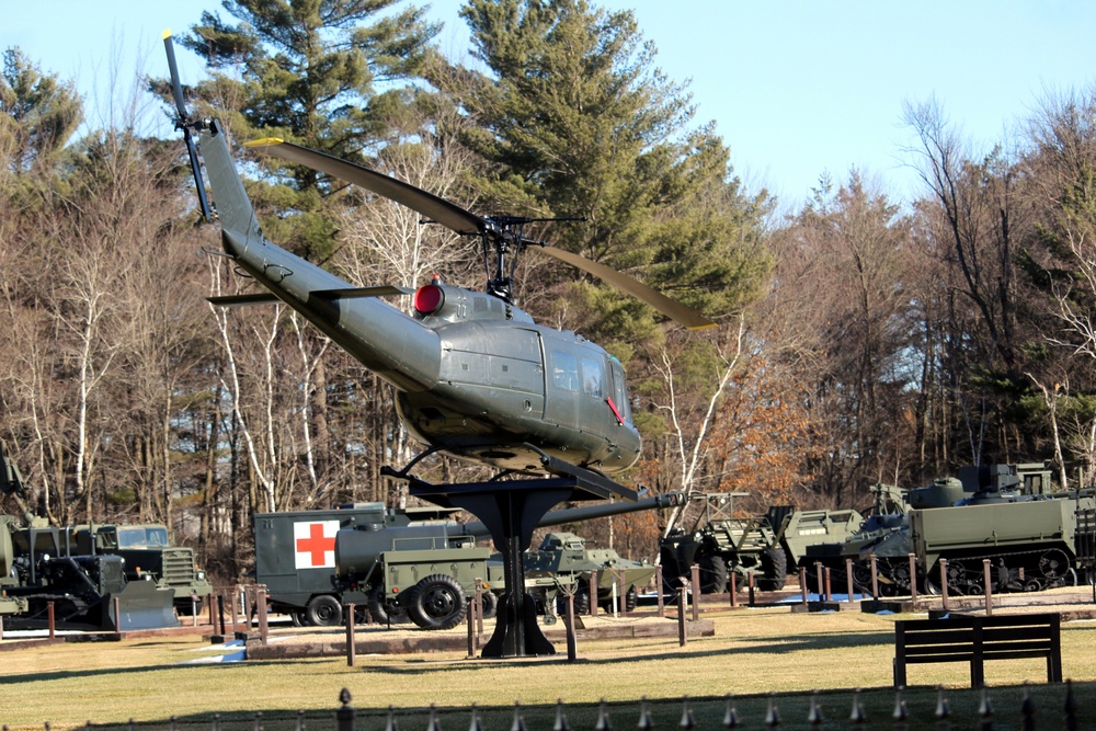 February views of Equipment Park at Fort McCoy