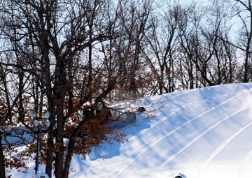 Snow groomer operations at Fort McCoy's Whitetail Ridge Ski Area