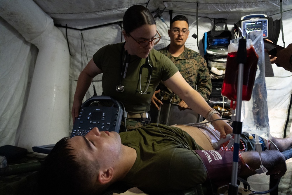 Cobra Gold | U.S. Navy Sailors Provide Role 2 Care to Simulated Parients during Mass Casualty Evacuation Drill