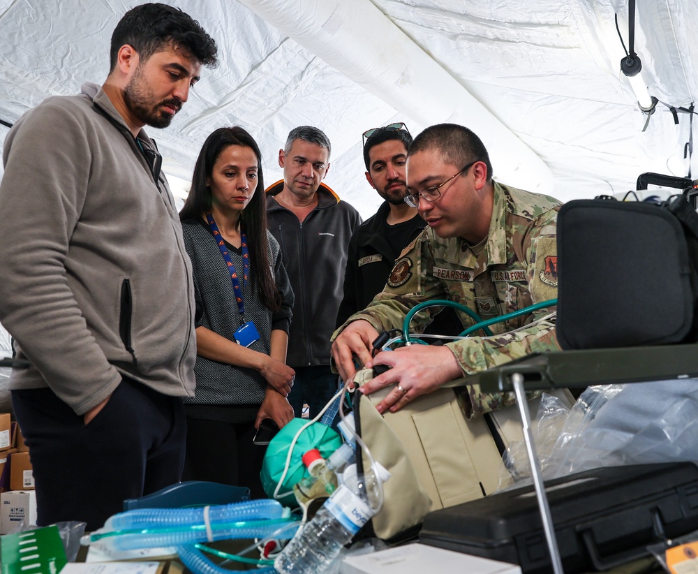 Turkish Ministry of Health Walkthrough Field Hospital at Serinyol, Türkiye 02.28.23