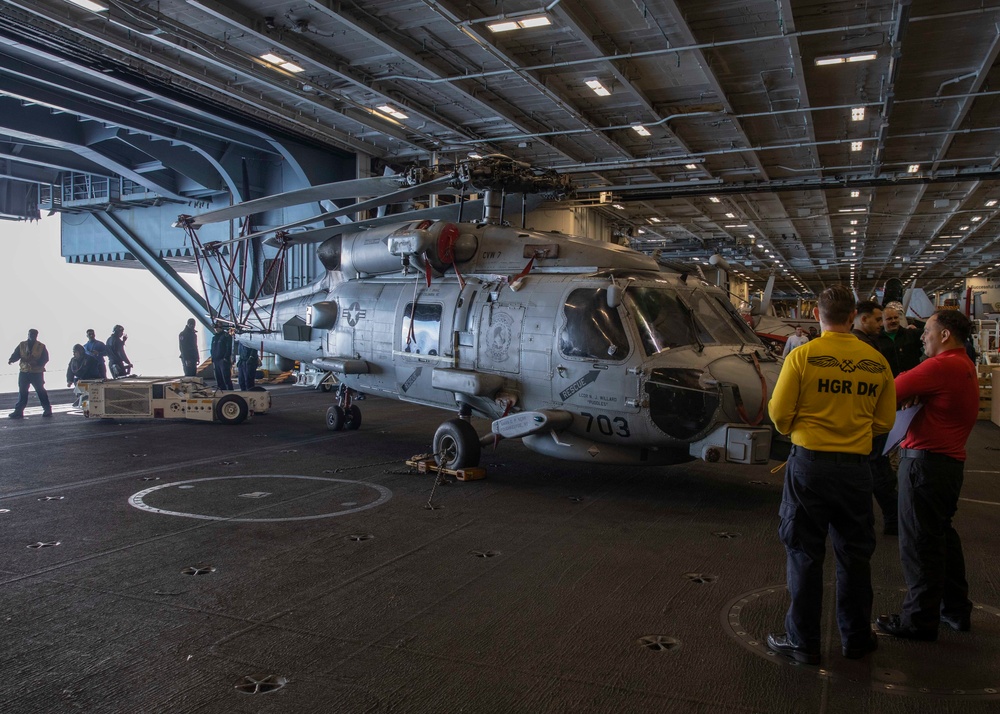 Daily Operations Aboard USS George H.W. Bush (CVN 77)