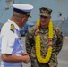 Royal Thai Navy Sailors Greet Battalion Landing Team 2/4's CO