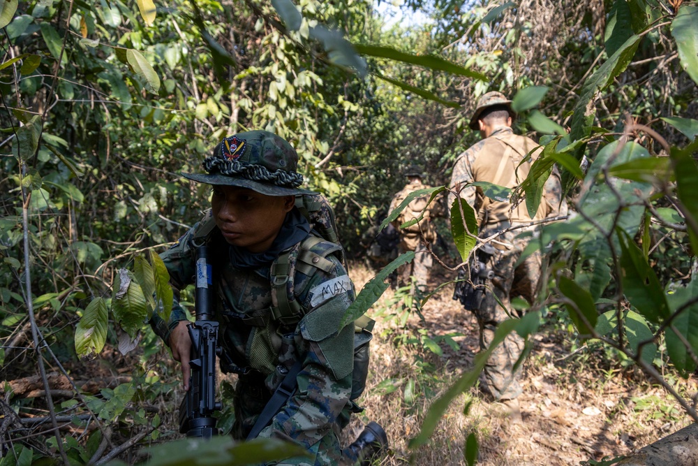 13th MEU Cobra Gold 23 Battalion Landing Team Jungle Patrol