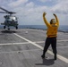 USS OAKLAND CONDUCTS FLIGHT OPERATIONS