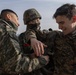 U.S. Marines with 3rd Maintenance Battalion and Republic of Korea Marines with Maintenance Battalion, Marine Logistics Group conduct close quarters combat training during Korean Marine Exercise Program