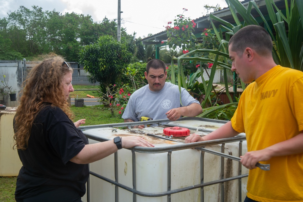 Sailors Participate In A Community Outreach Project