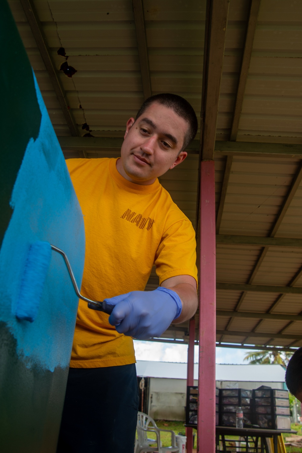 Sailors Participate In A Community Outreach Project