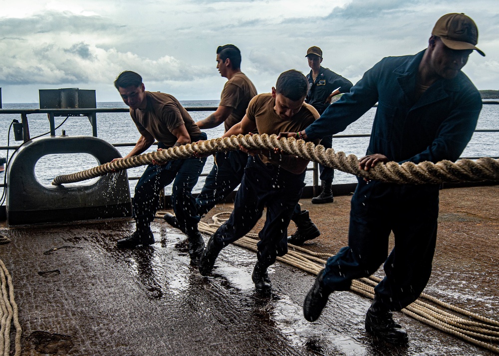 Sailors Heave In A Line