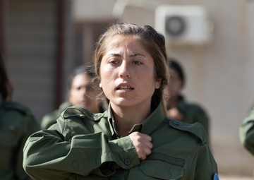 Asayish welcome 154 new guard force members