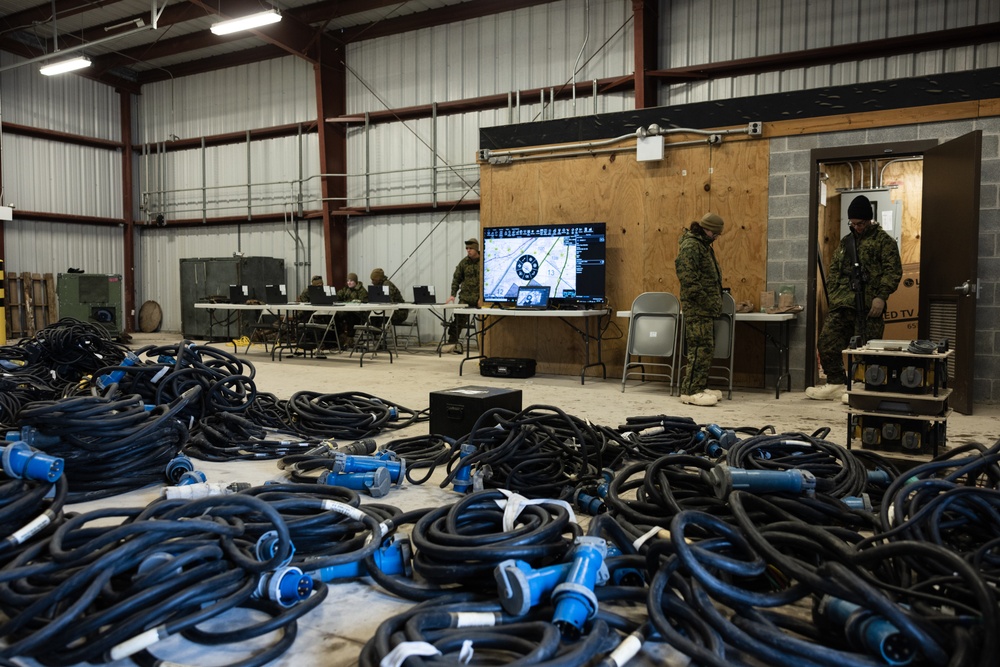 U.S. Marines with 2nd Landing Support Battalion Set Up Base Camp in Fort Drum