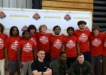 Baltimore Marines host South River High School 2023 USMC Fitness Challenge