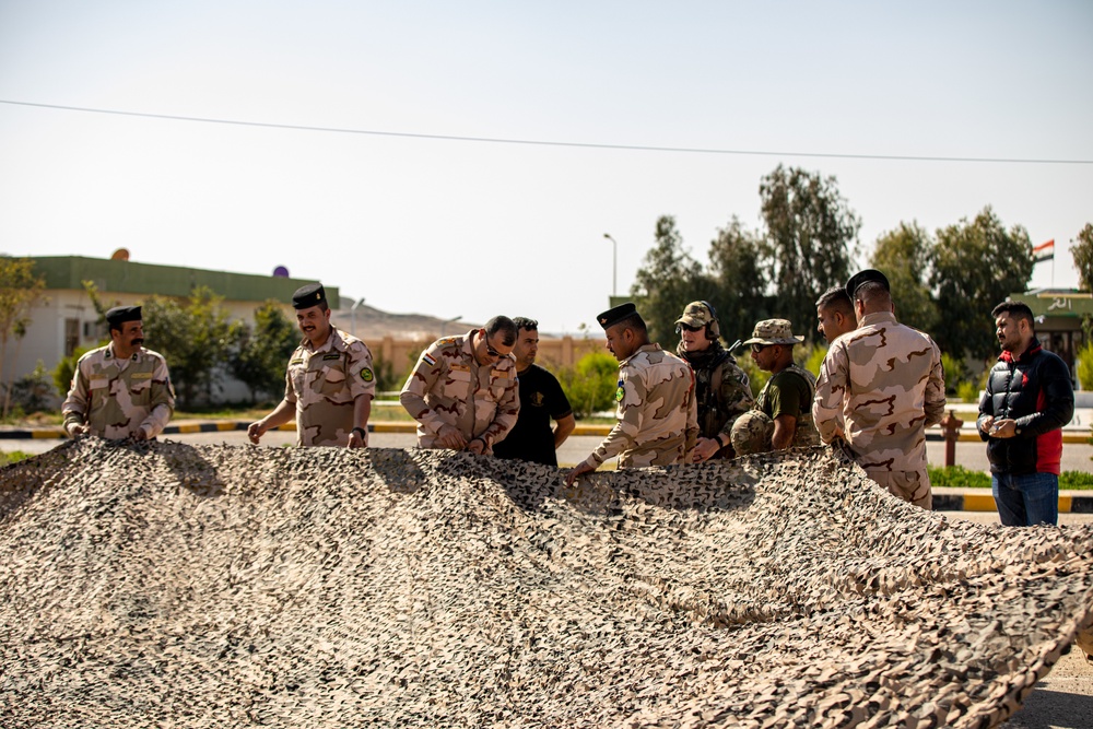 1st Battalion, 134th Field Artillery Conducts A Key Leader Engagement with Iraq Logistical Compound