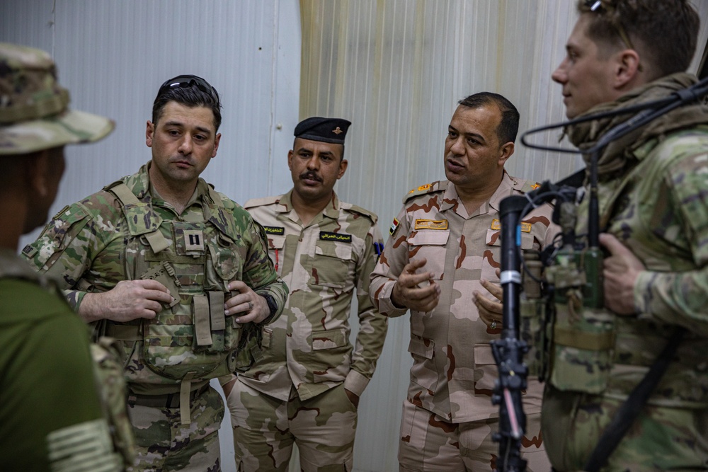 1st Battalion, 134th Field Artillery Conducts A Key Leader Engagement with Iraq Logistical Compound