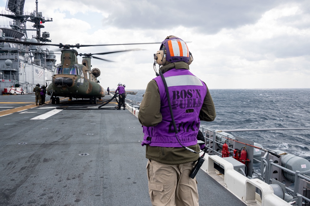 USS America Conducts Joint Flight Operations With JGSDF During Exercise Iron Fist