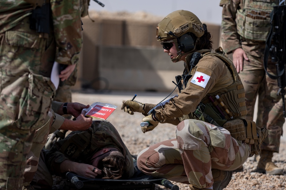 Combined Joint Task Force – Operation Inherent Resolve Medical Exercise