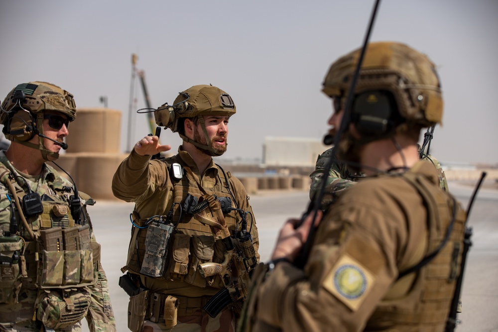 Combined Joint Task Force – Operation Inherent Resolve, Task force Reaper and Norwegian Engineer Battalion Respond to  Medical Exercise