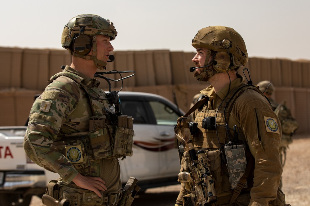 Combined Joint Task Force - Operation Inherent Resolve, Task Force Reaper and Norwegian Engineer Battalion medical exercise