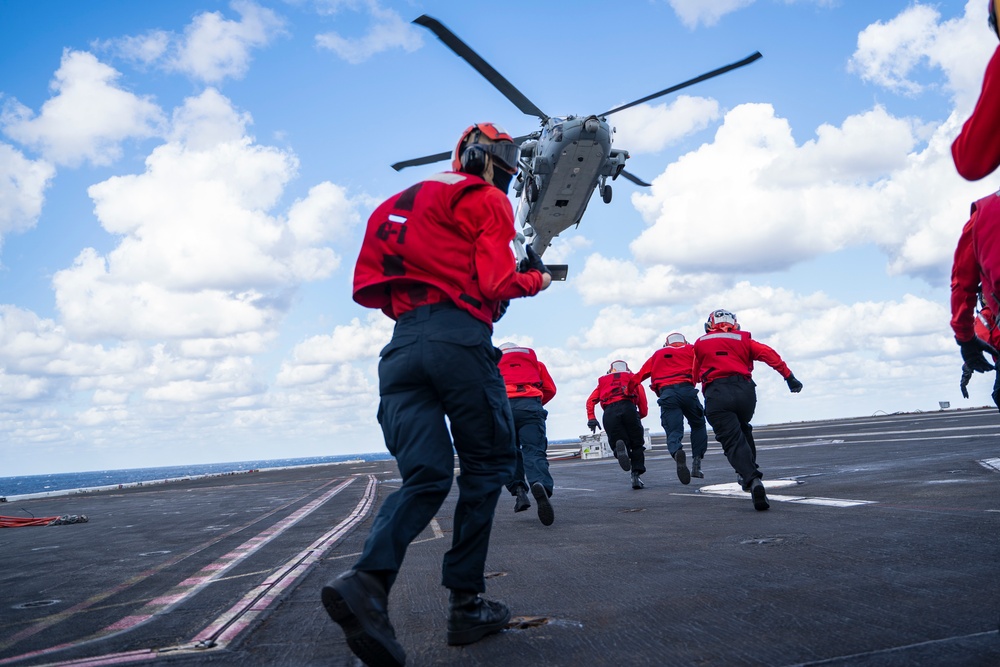 IKE Conducts Operations In The Atlantic Ocean