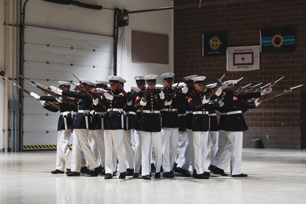 Silent Drill Platoon performs at Joint Base Elmendorf-Richardson