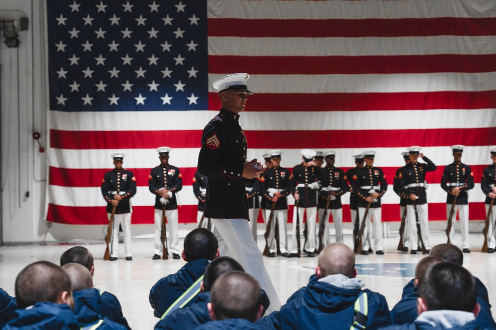 Silent Drill Platoon performs at Joint Base Elmendorf-Richardson