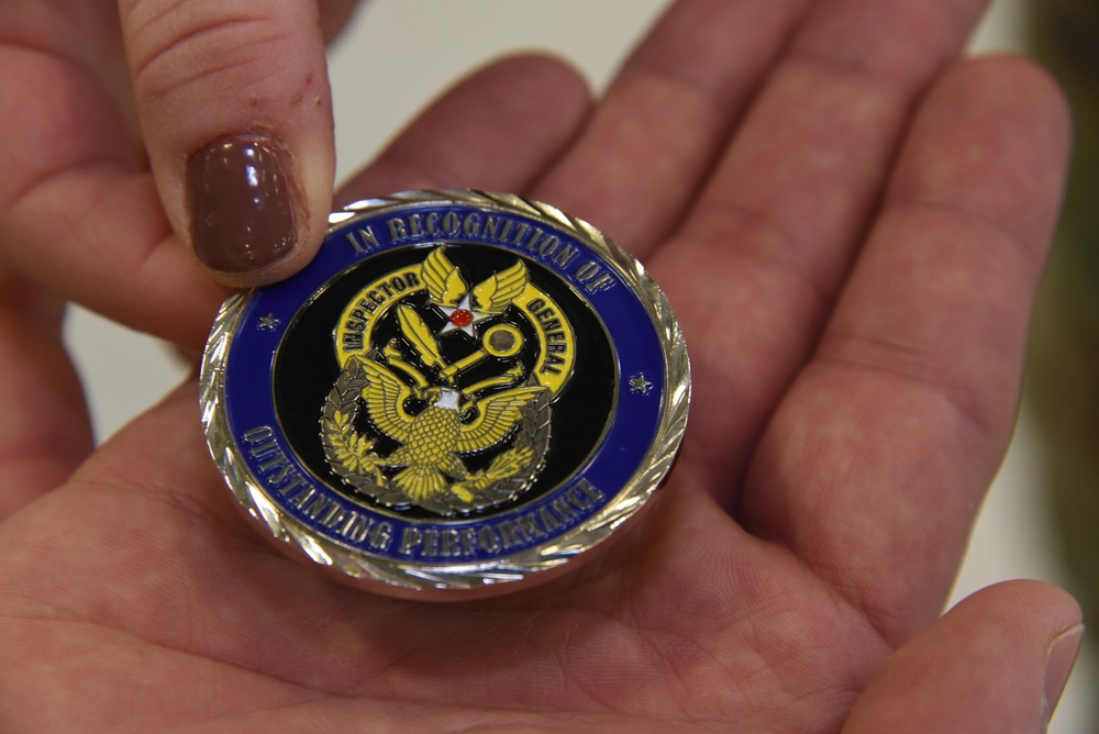 Challenge Coin given in ceremony