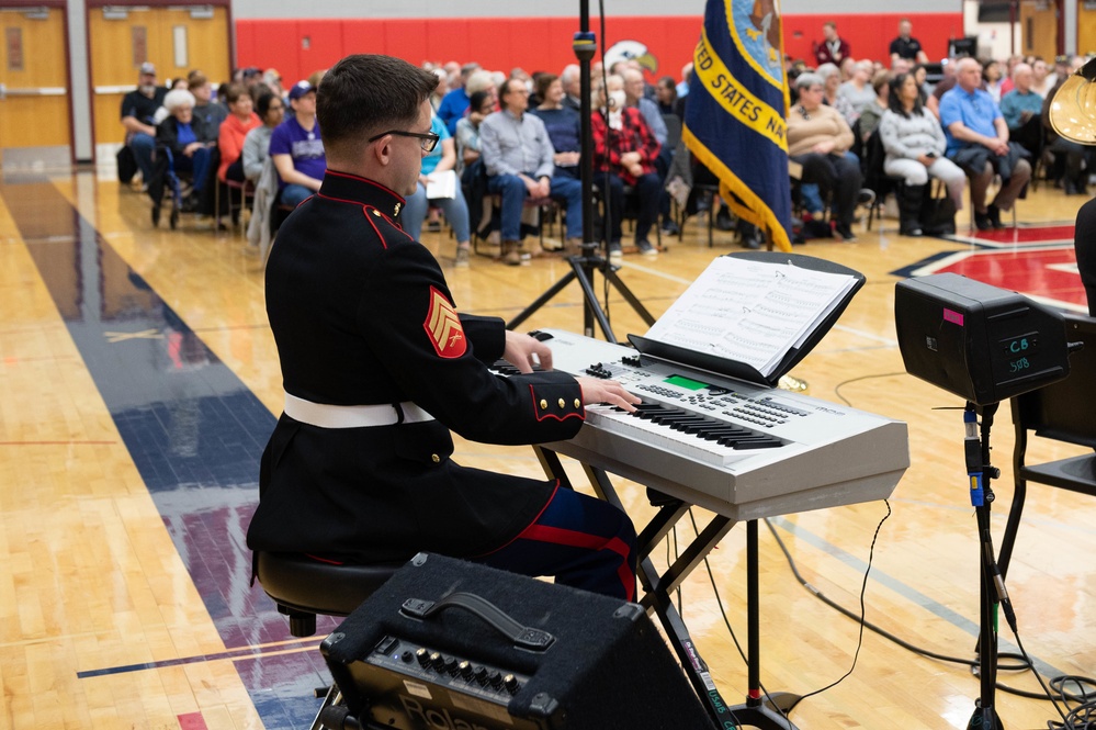 U.S. Navy Band performs in Olathe