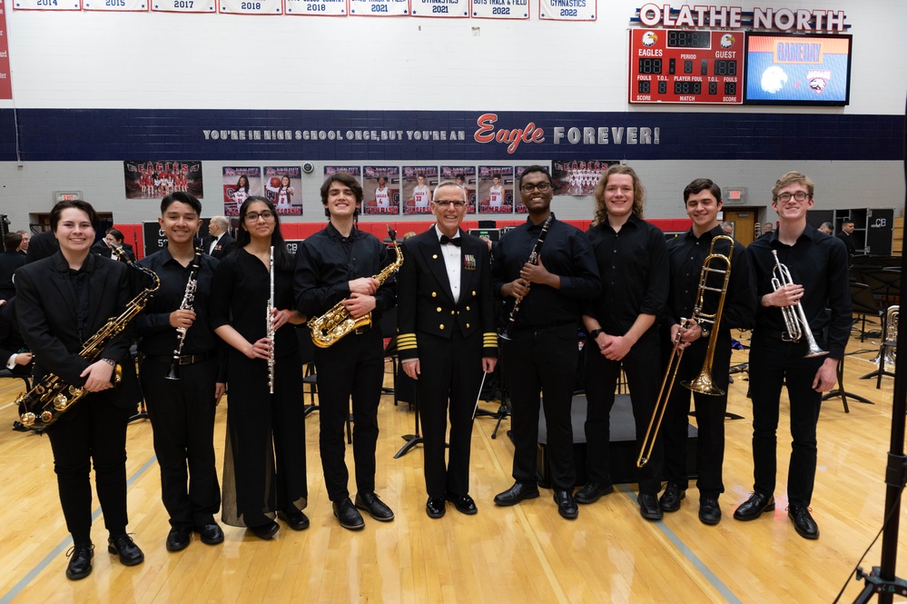 U.S. Navy Band performs in Olathe