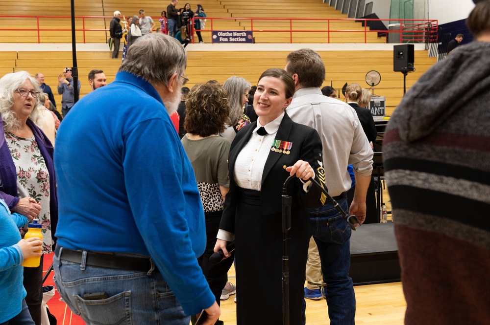 U.S. Navy Band performs in Olathe