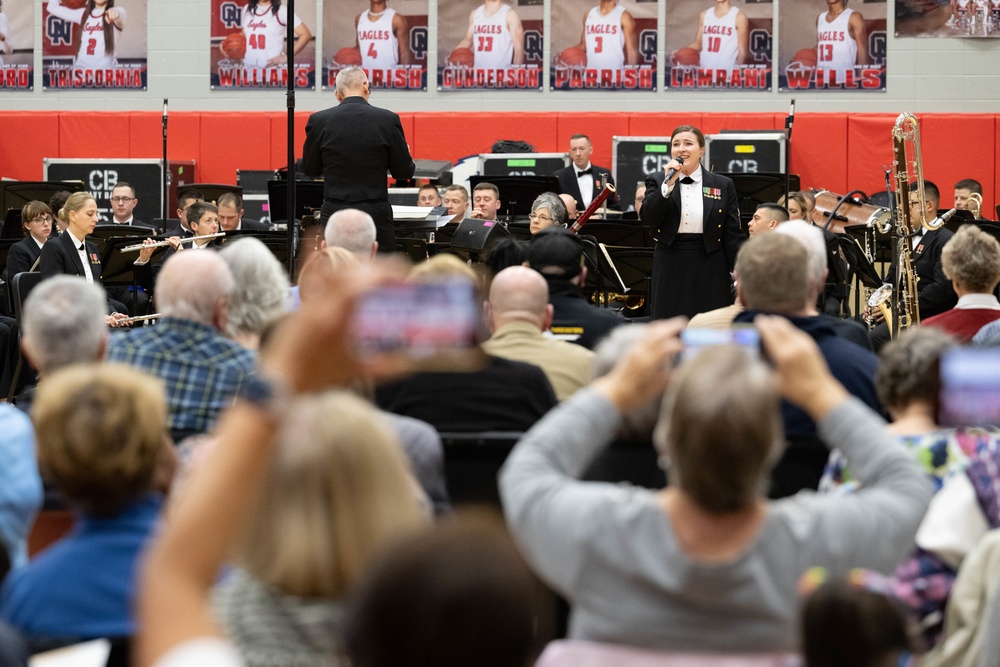 U.S. Navy Band performs in Olathe