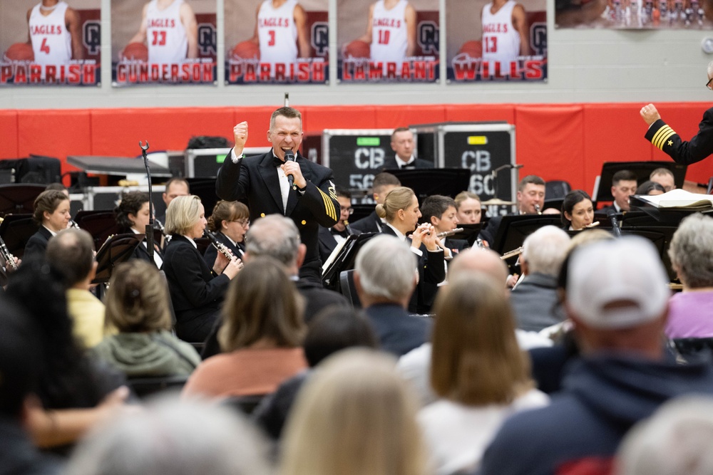 U.S. Navy Band performs in Olathe