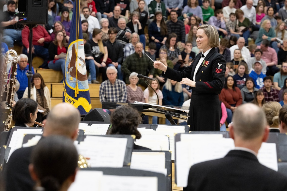 U.S. Navy Band performs in Olathe