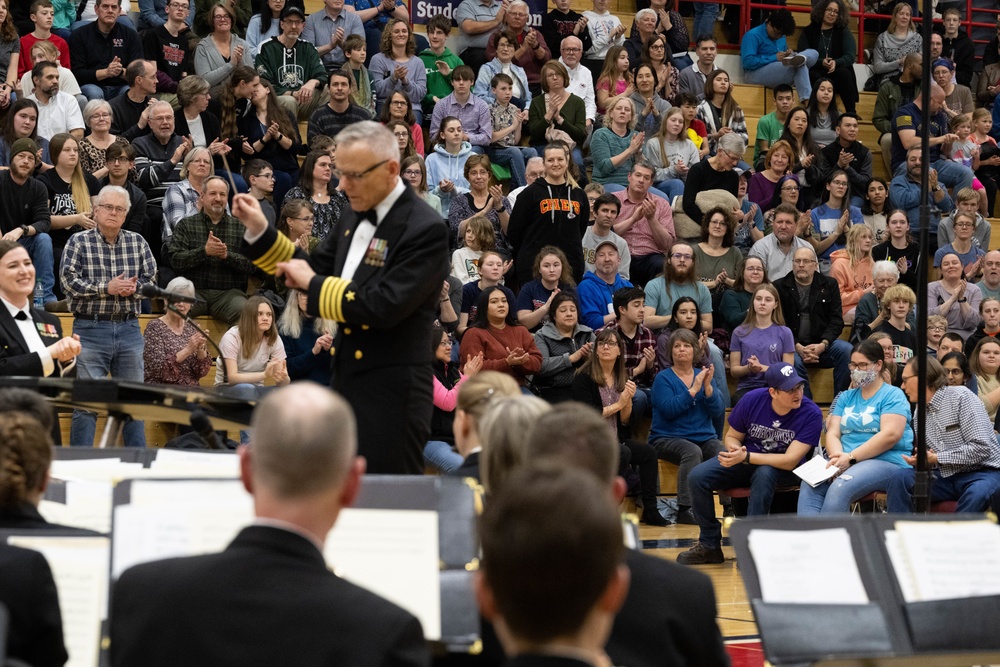 U.S. Navy Band performs in Olathe