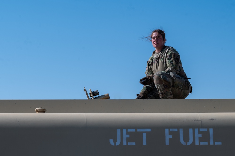 Fueling the force; AASAB Airman collect fuel samples