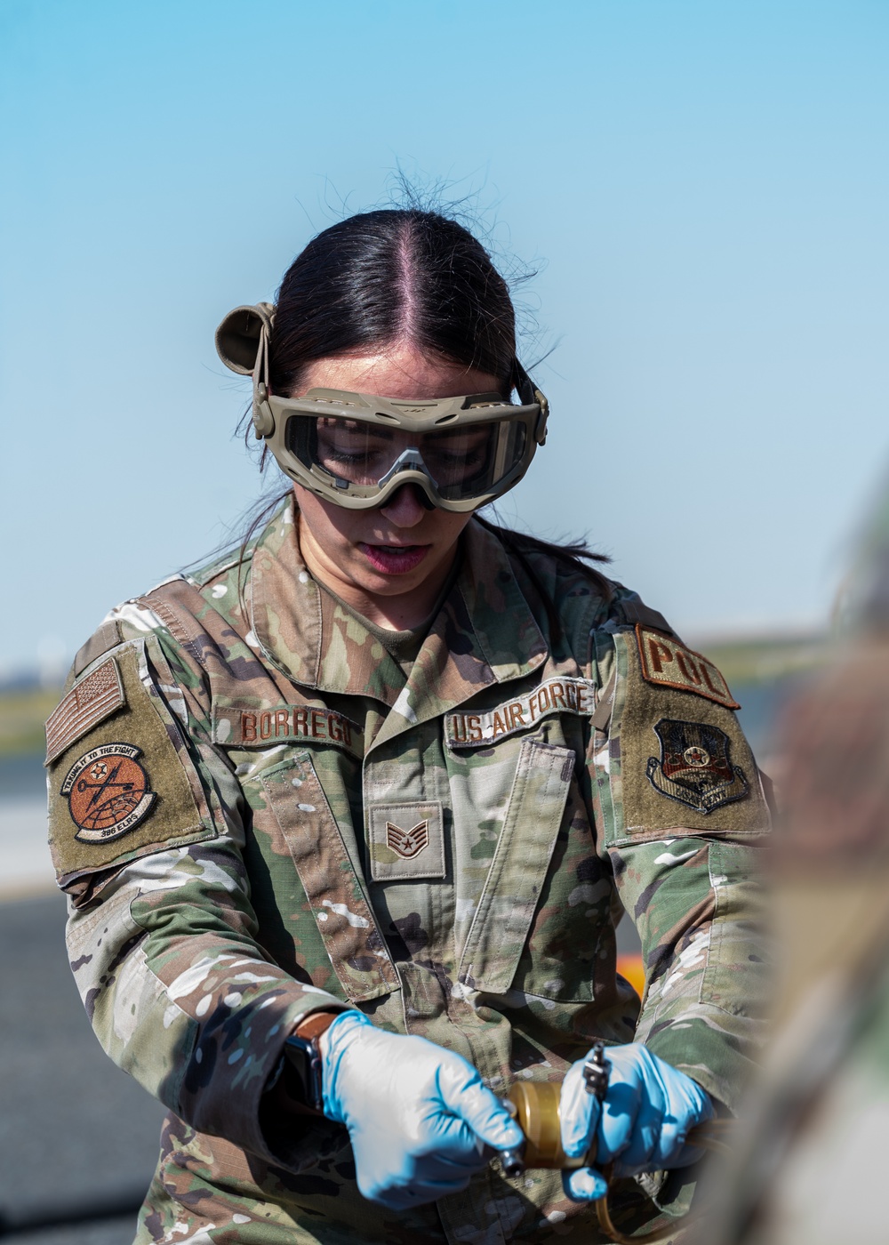 Fueling the force; AASAB Airman collect fuel samples