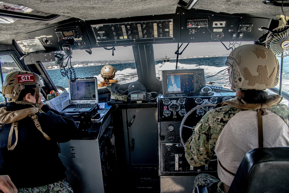 MSRON 11 Training in San Diego Harbor