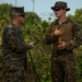 Cobra Gold 23 | 3rd MLG commanding general tours training areas with leaders of Royal Thai Marine Corps