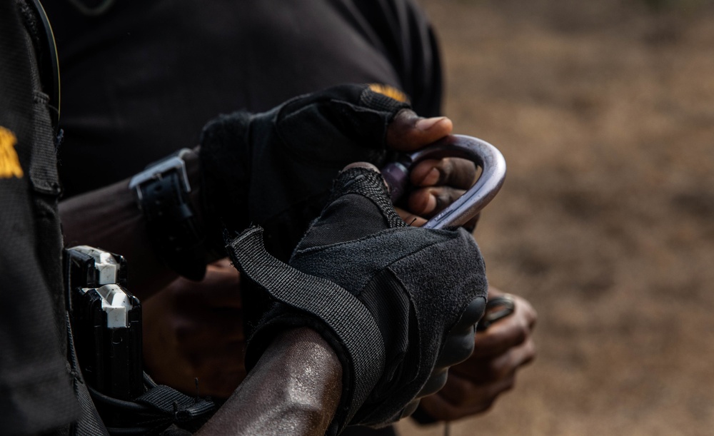 Ghana, Ghana Navy Special Boat Service Conducts Hook and Line Drills