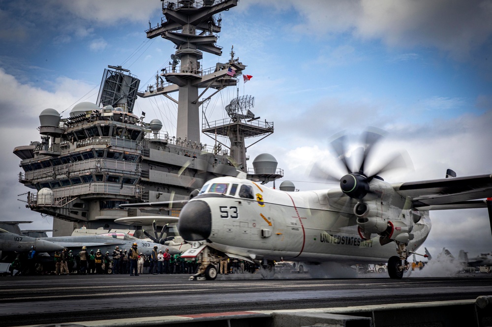 USS George H.W. Bush (CVN 77) Conducts Daily Operations