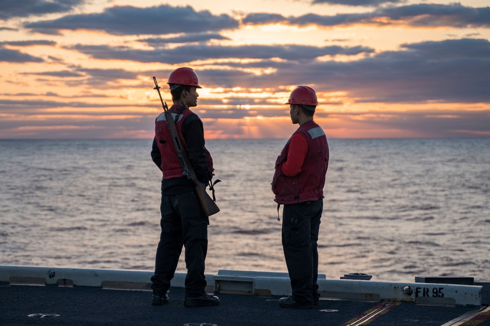 IKE Conducts Operations In The Atlantic Ocean