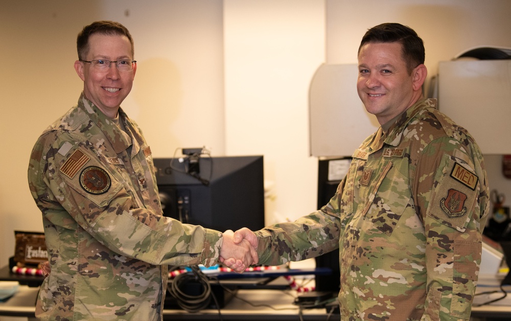 AFRC command surgeon and chief of medical enlisted force visit