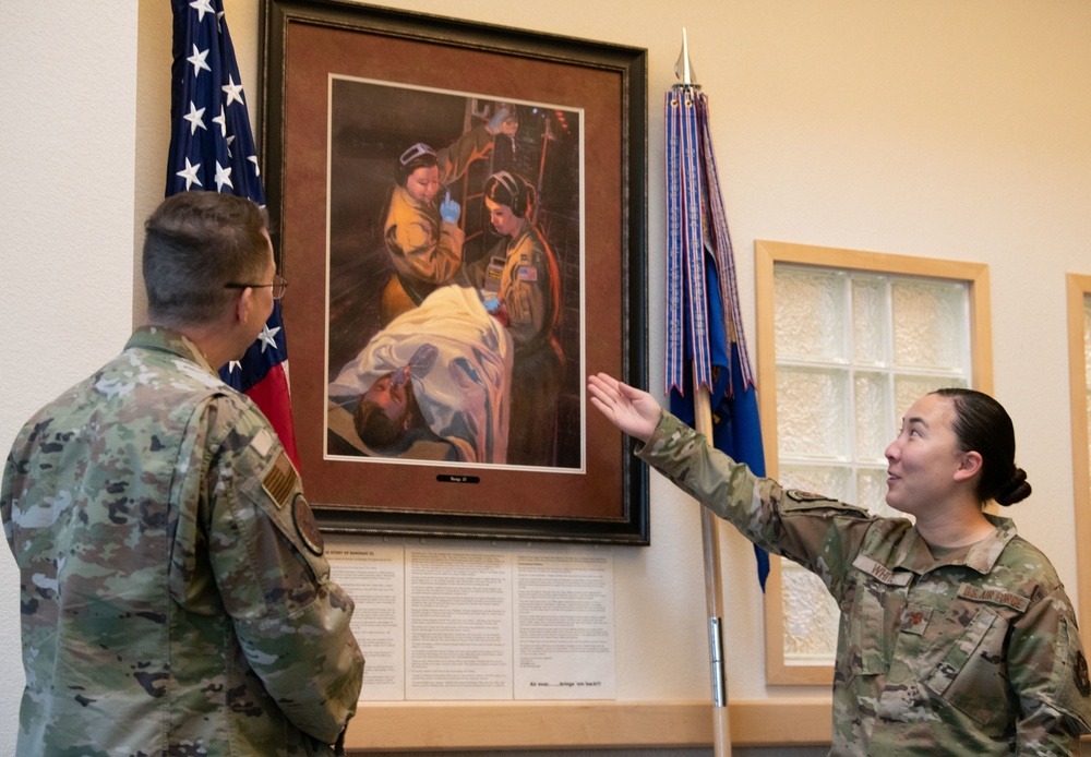 AFRC command surgeon and chief of medical enlisted force visit