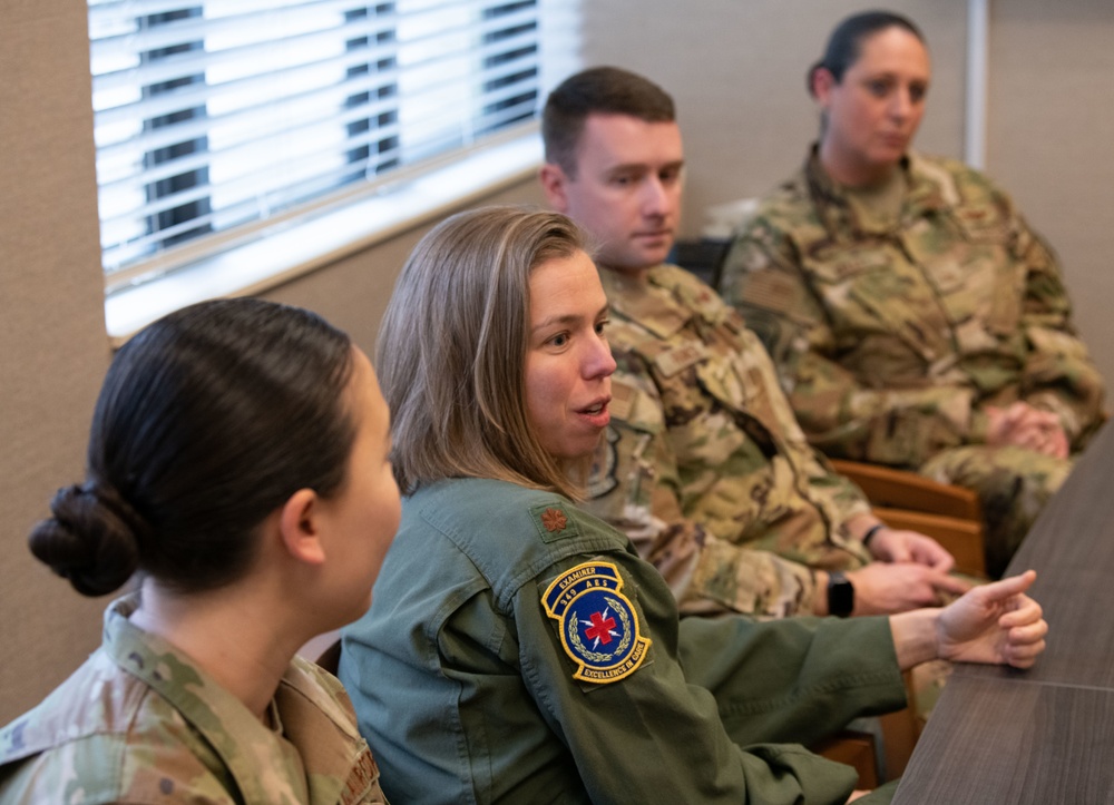 AFRC command surgeon and chief of medical enlisted force visit