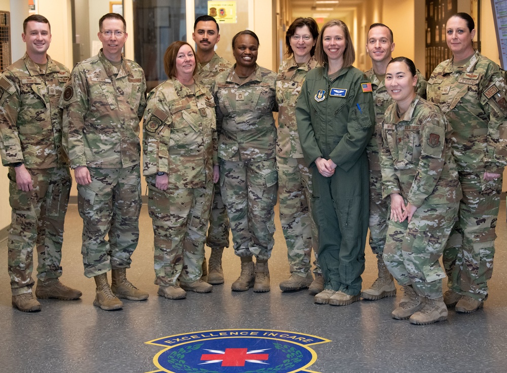 AFRC command surgeon and chief of medical enlisted force visit